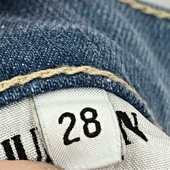 Hudson 28x25 Piper Wide Leg Jean Sky Blossom 0186 light wash low rise - Picture 8 of 12